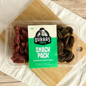 Oubaas Snack pack with salami and chutney wheels main